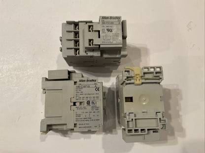 QTY (4) ALLEN-BRADLEY 100-C16*10 CONTACTOR /  100-C16*10 SER A
