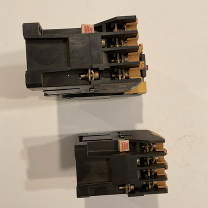 (2)Allen-Bradley 100-A09ND3 Contactor B & 193-BSB30 Overload Relay, Series B