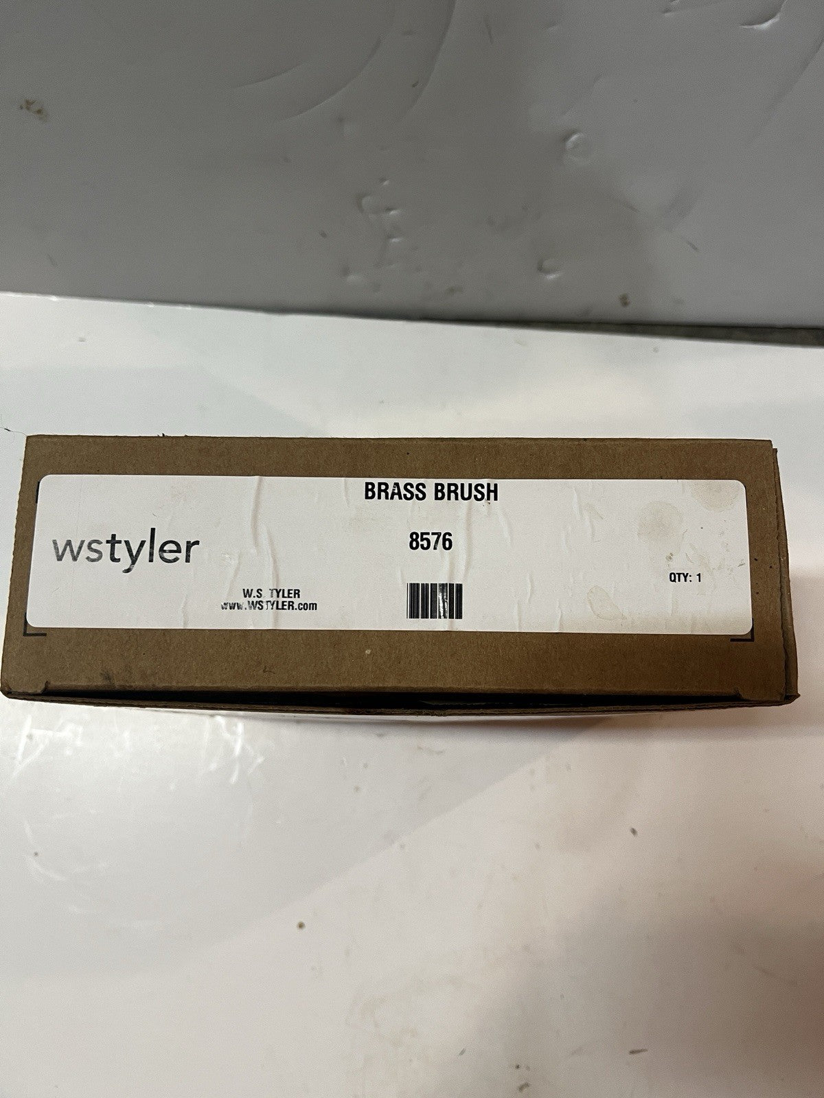 W.S. Tyler 8576 Sieve Brush for 100 Mesh Sieves and Coarser, Brass Bristle