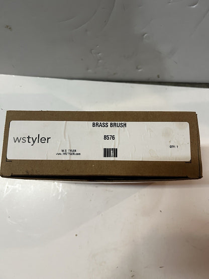 W.S. Tyler 8576 Sieve Brush for 100 Mesh Sieves and Coarser, Brass Bristle