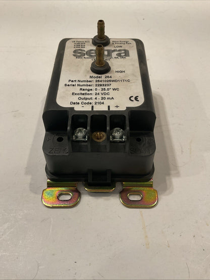 Setra 264 Pressure Transducer Transmitter 24VDC 2641010WD11T1C