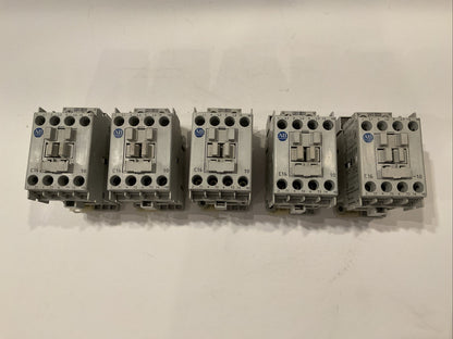 QTY (5) ALLEN-BRADLEY 100-C16*10 CONTACTOR /  100-C16*10 SER A