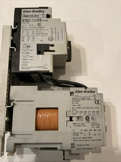 Allen-Bradley 140M-C2E-B16, Allen-Bradley 100-C12D*10, 140M-C-A, 100-FSD250