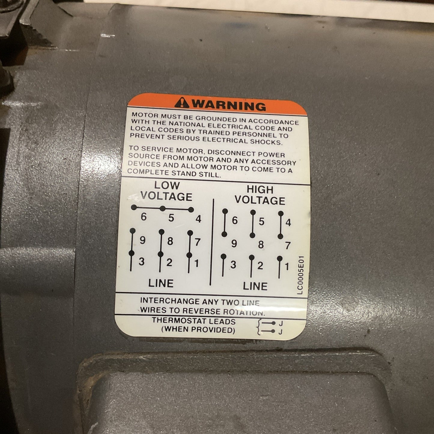 BALDOR  VM3558T MOTOR 2HP / 1750RPM / 208-230/460V / 3PH / 145TC FRAME