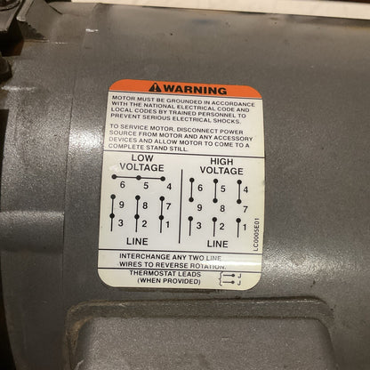 BALDOR  VM3558T MOTOR 2HP / 1750RPM / 208-230/460V / 3PH / 145TC FRAME