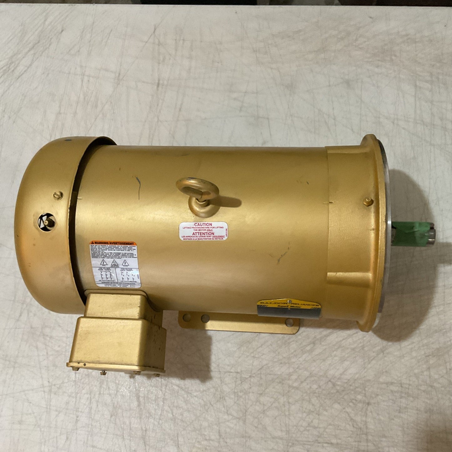 Baldor Reliance SuperE Motor CEM3615T 5 hp, 230/460V, 1755 RPM, Frame 184TC