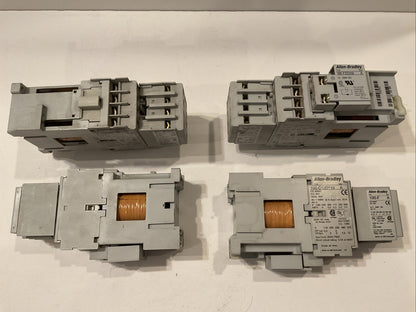 Qty 4 - ALLEN BRADLEY 100-C12*10 /A CONTACTOR , w/ AB 100FSD250/A & AB 100-F /A