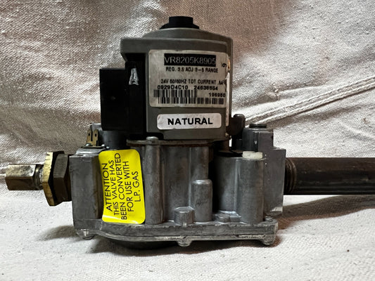 Honeywell VR8205K8905 Natural Gas 24V Valve modified for L.P. Gas