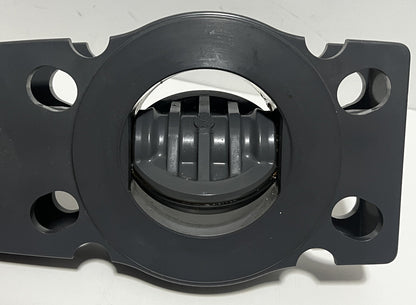 Georg Fischer +GF+ Type 367 3" PVC-U Manual 4 Lug Butterfly Valve PN10 d90DN80