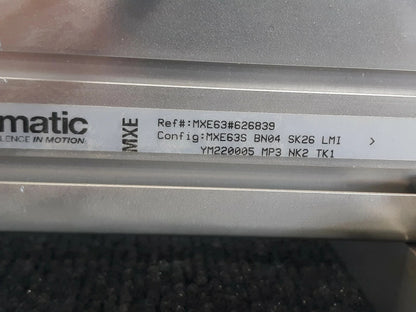 Tolomatic MXE63S BN04 SK26 LMI Solid Bearing Screw Actuator YM220005 MP3 NK2 TK1