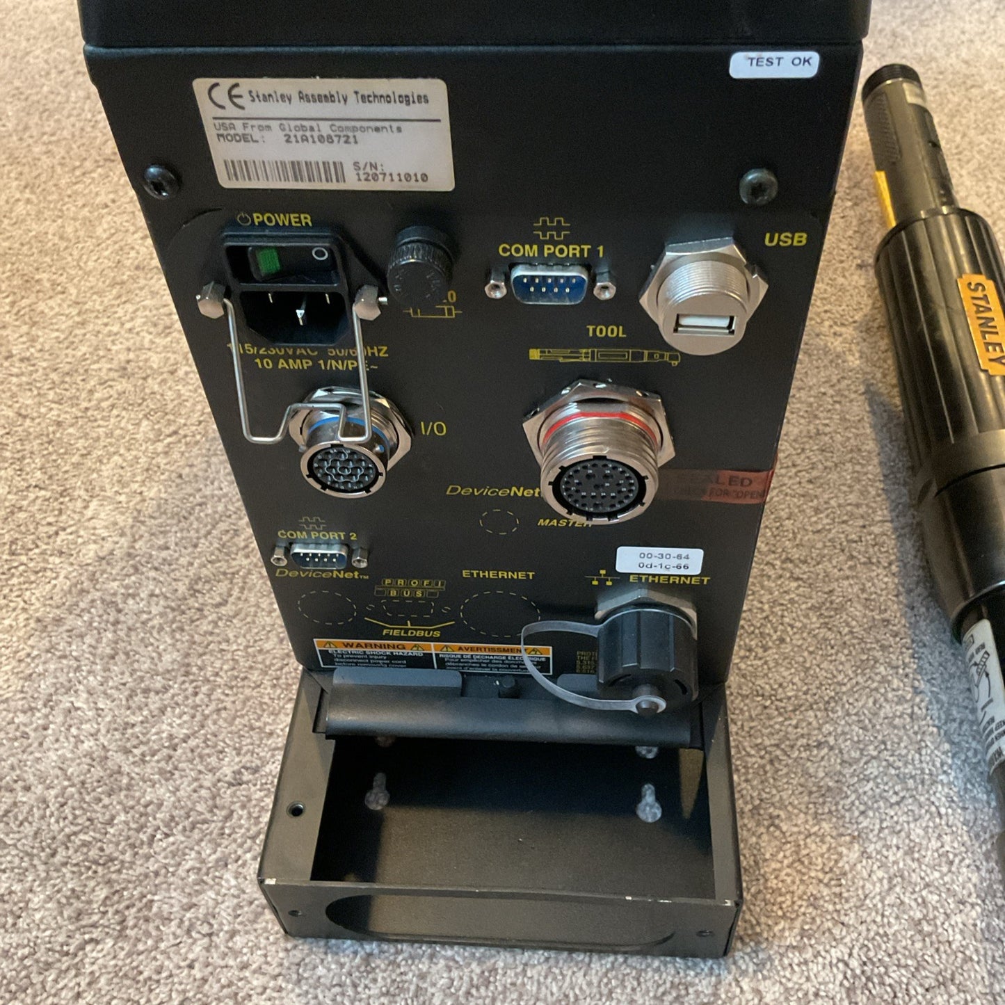 Stanley QPM ALPHA Torque Controller MDL# 21A108721 - 9' Connecting Cable