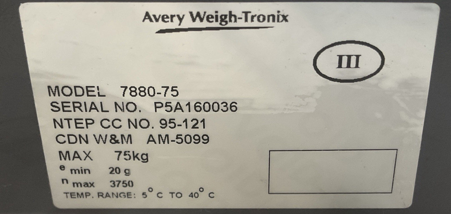 Avery Weigh-Tronix model 7880-75