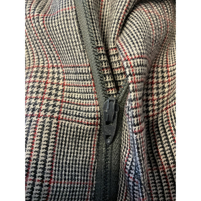 Black and Maroon Plaid Austin Reed of Regent Street Wool Suit