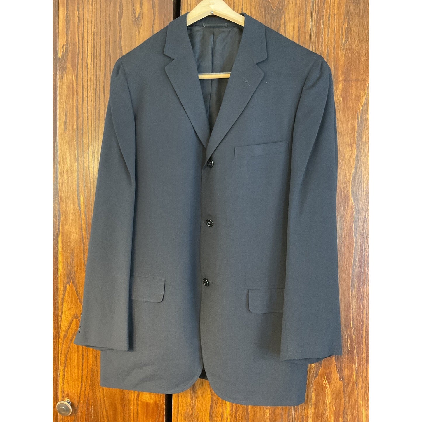 Black Wool Blend Suit - 1962