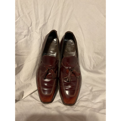 Young Quinlan Johnston and Murphy Tassel Brown Loafer Used - size 10
