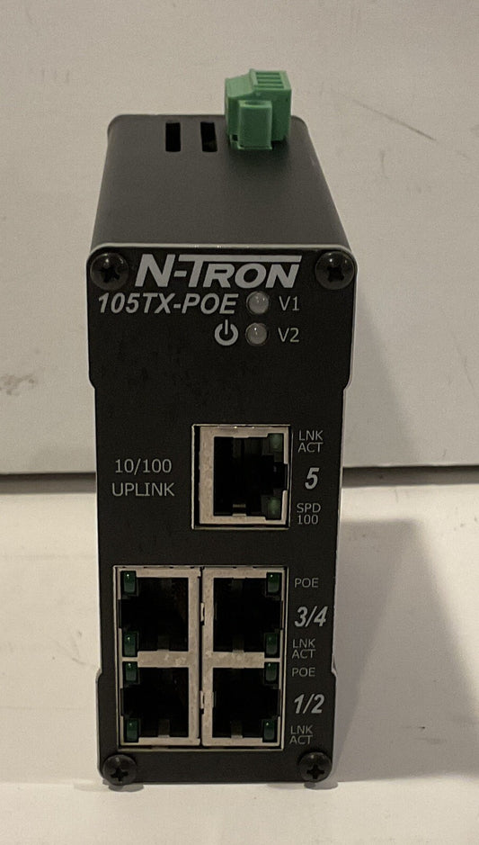 N-Tron 105TX-POE Industrial Ethernet Switch