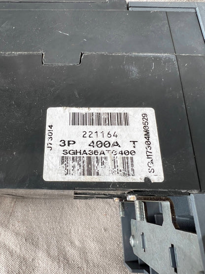 GE SGHA36AT0400 300/400A Circuit Breaker 3P SRPG400A300 Untested