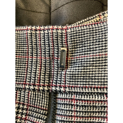 Black and Maroon Plaid Austin Reed of Regent Street Wool Suit