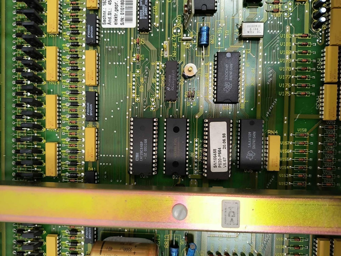 Zollner 163665 45425  S/N:010180 03/52 PCB CIRCUIT BOARD