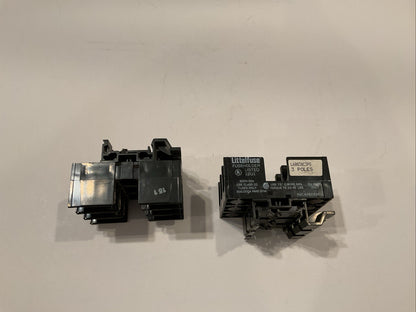Lot of 2 Littlefuse L60030C-3PQ  / 3 Pole 600V-30A FuseHolder