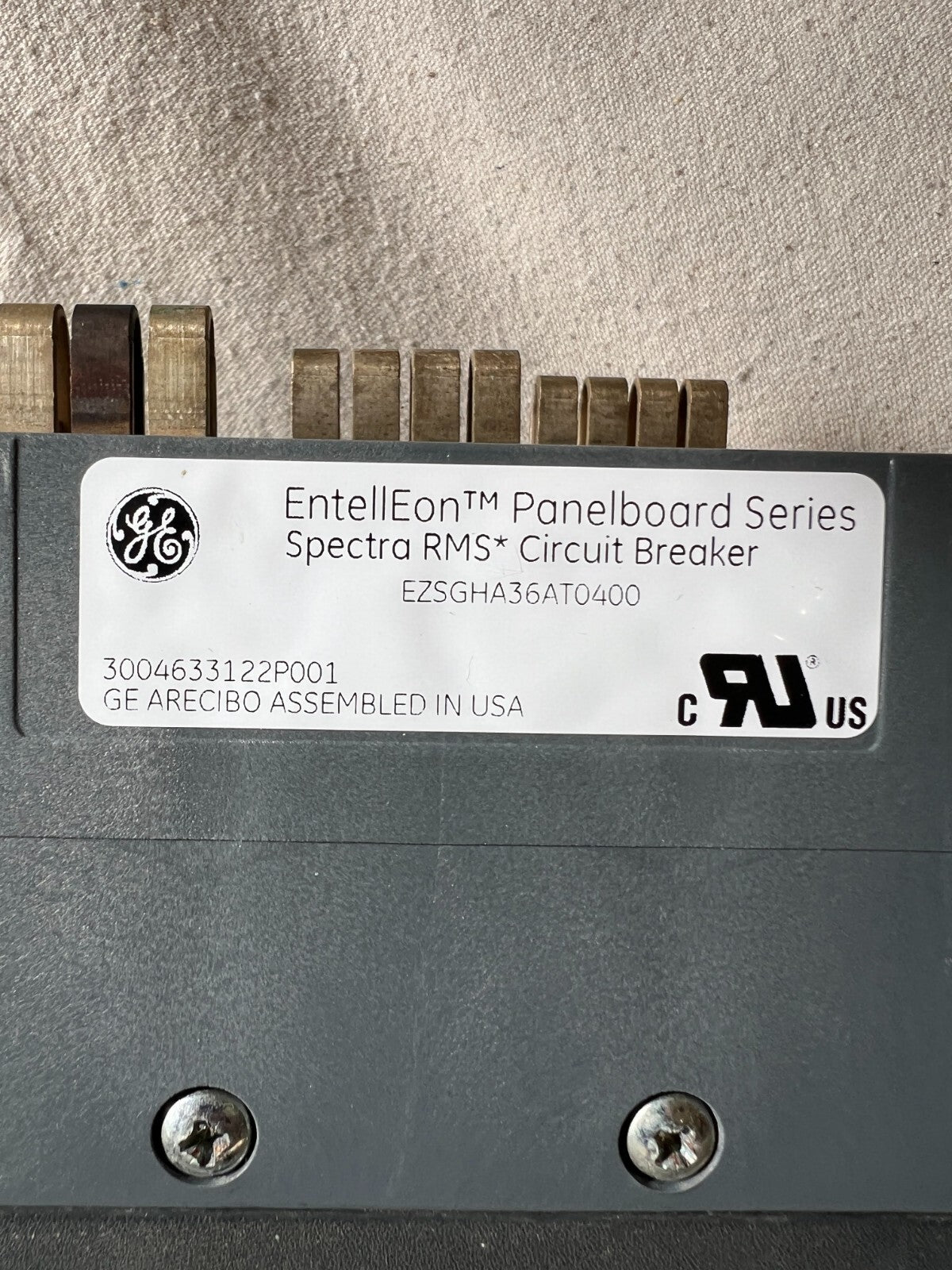 GE SGHA36AT0400 300/400A Circuit Breaker 3P SRPG400A300 Untested