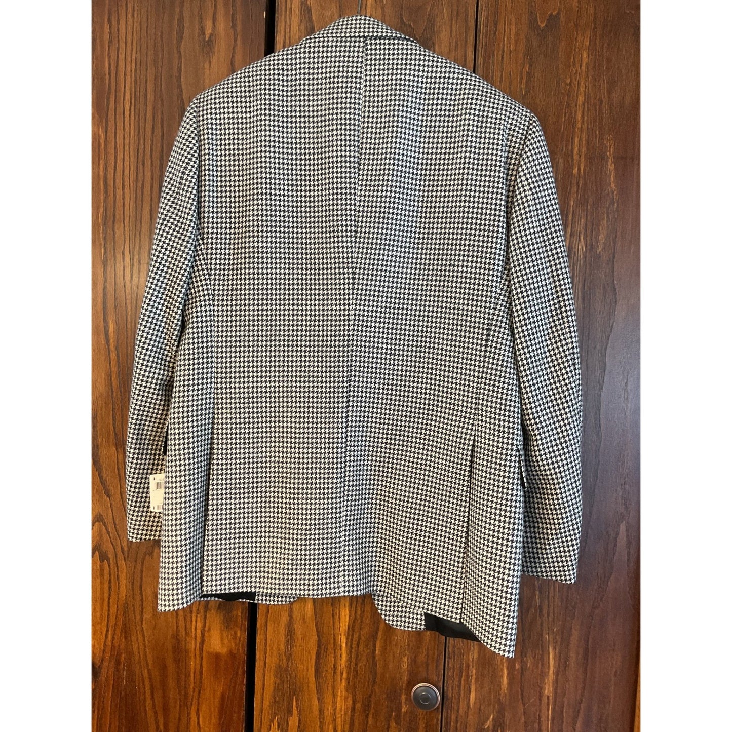 New size 40 Arnold Brandt Houndstooth Wool Suit Coat