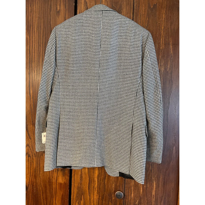 New size 40 Arnold Brandt Houndstooth Wool Suit Coat