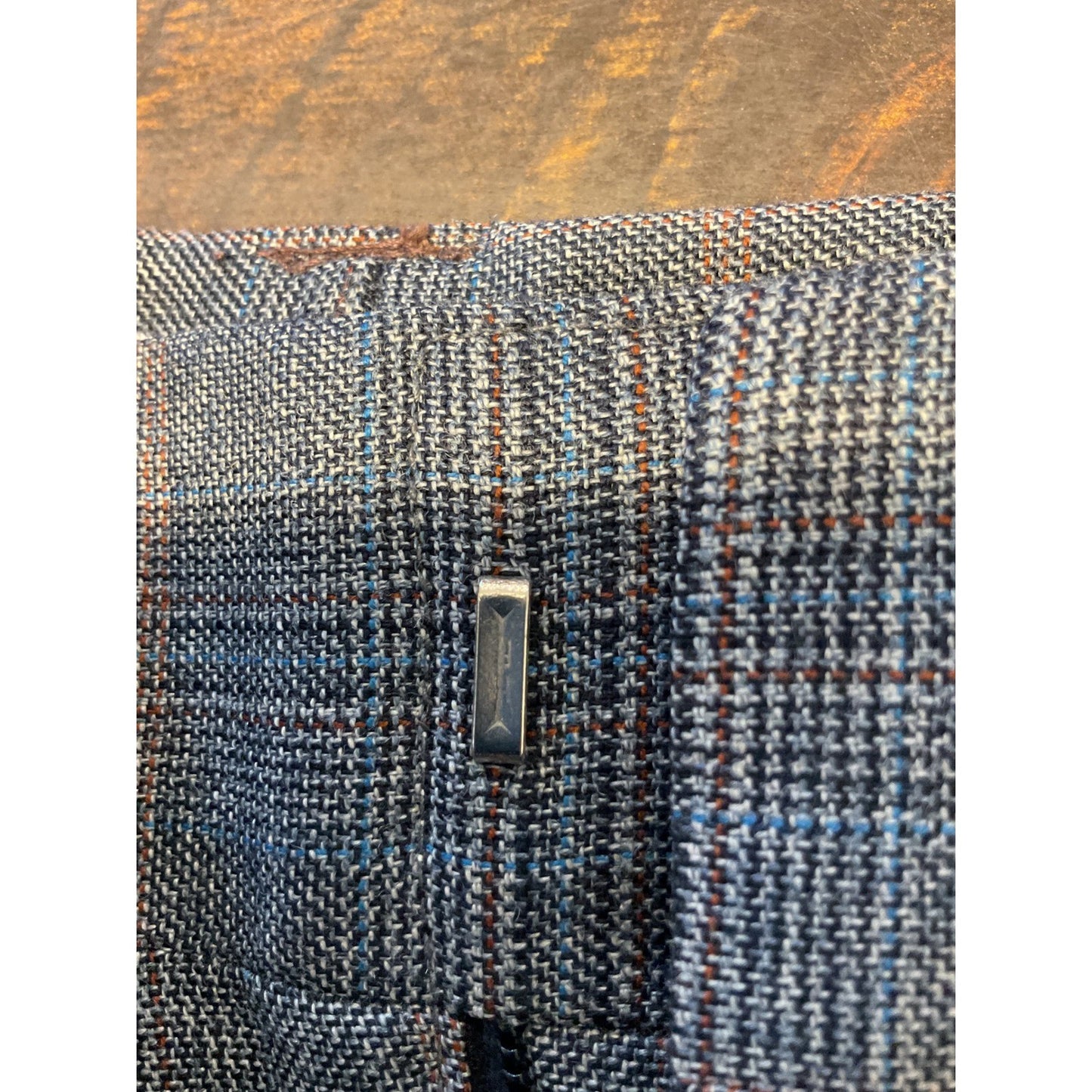 3 pc -100% Pure Wool Plaid Suit