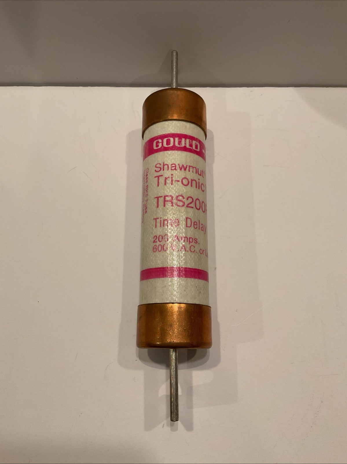 Gould Shawmut 200 Amp 600V Fuse TRS200R Time Delay