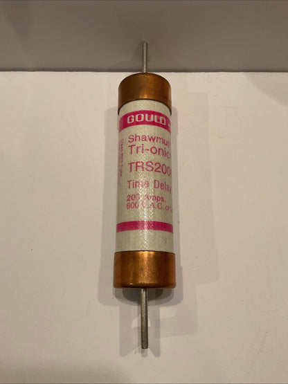 Gould Shawmut 200 Amp 600V Fuse TRS200R Time Delay