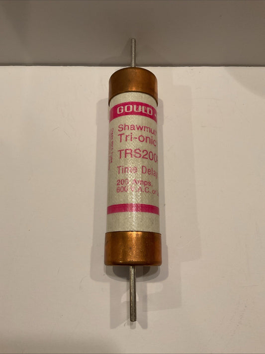 Gould Shawmut 200 Amp 600V Fuse TRS200R Time Delay