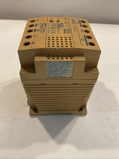 IDEC PS5R-D24 Power Supply 50W Output-24VDC 2.1A Input-100-240VAC 1.15A 50/60Hz