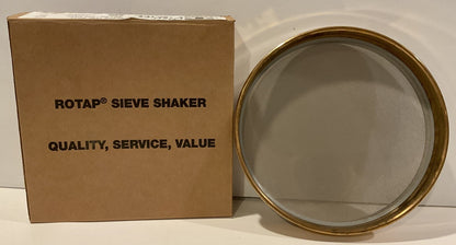 W.S. Tyler No. 140 Certified 5045 Half Height Test Sieve. 8"-HH-BR-SS-US-#140