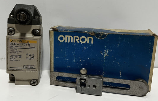 Omron D4A-1101-N Limit Switch, GP, SPDT, Double Break, 10A, 600V AC, D4A Series