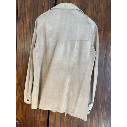 Reversible Tan Leather Huc of Sweden Coat - Size 44