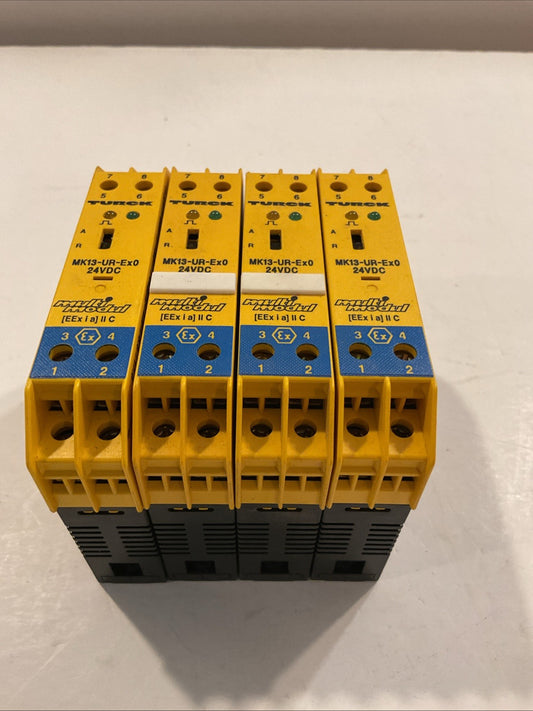 Qty 4 - TURCK MK13-UR-EX0/24VDC / MK13UREX024VDC