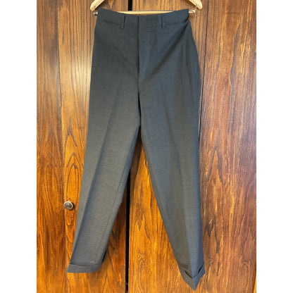 Vintage Dark Gray 2 Pc Suit - 1963