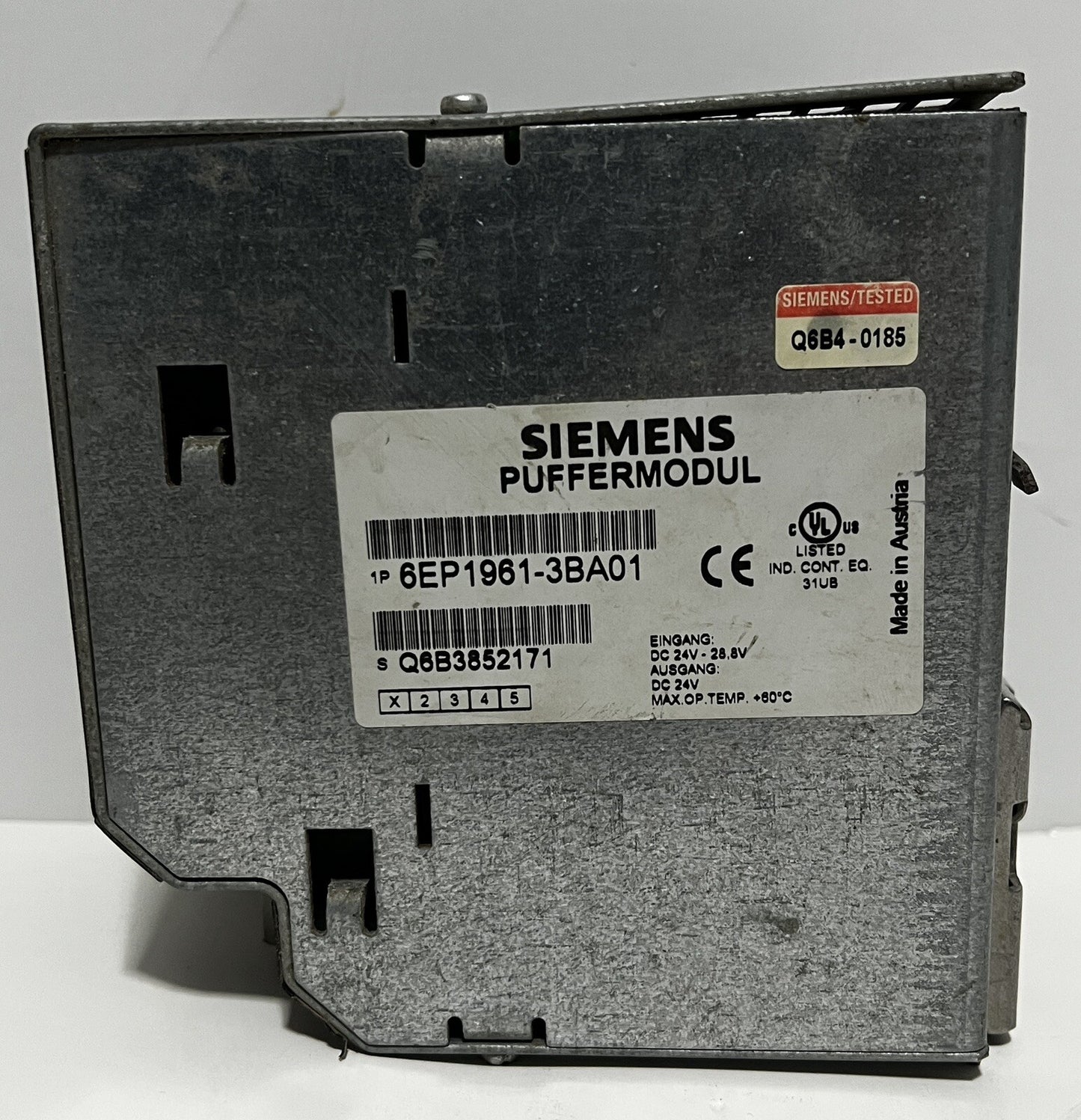 SITOP SIEMENS PSE201U BUFFER MODULE100MS to 10S 6EP1961-3BA01 24 VDC
