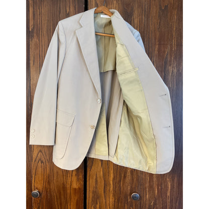 Tan Brooks Brothers 3 Button Coat