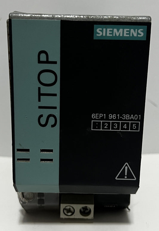 SITOP SIEMENS PSE201U BUFFER MODULE100MS to 10S 6EP1961-3BA01 24 VDC