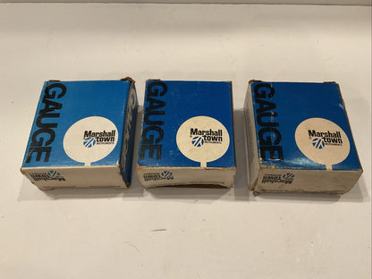 QTY 3 - NEW Marshalltown G27408  63mm 186  5000# KPA   1/4NPT  G274C8 35,000KPA