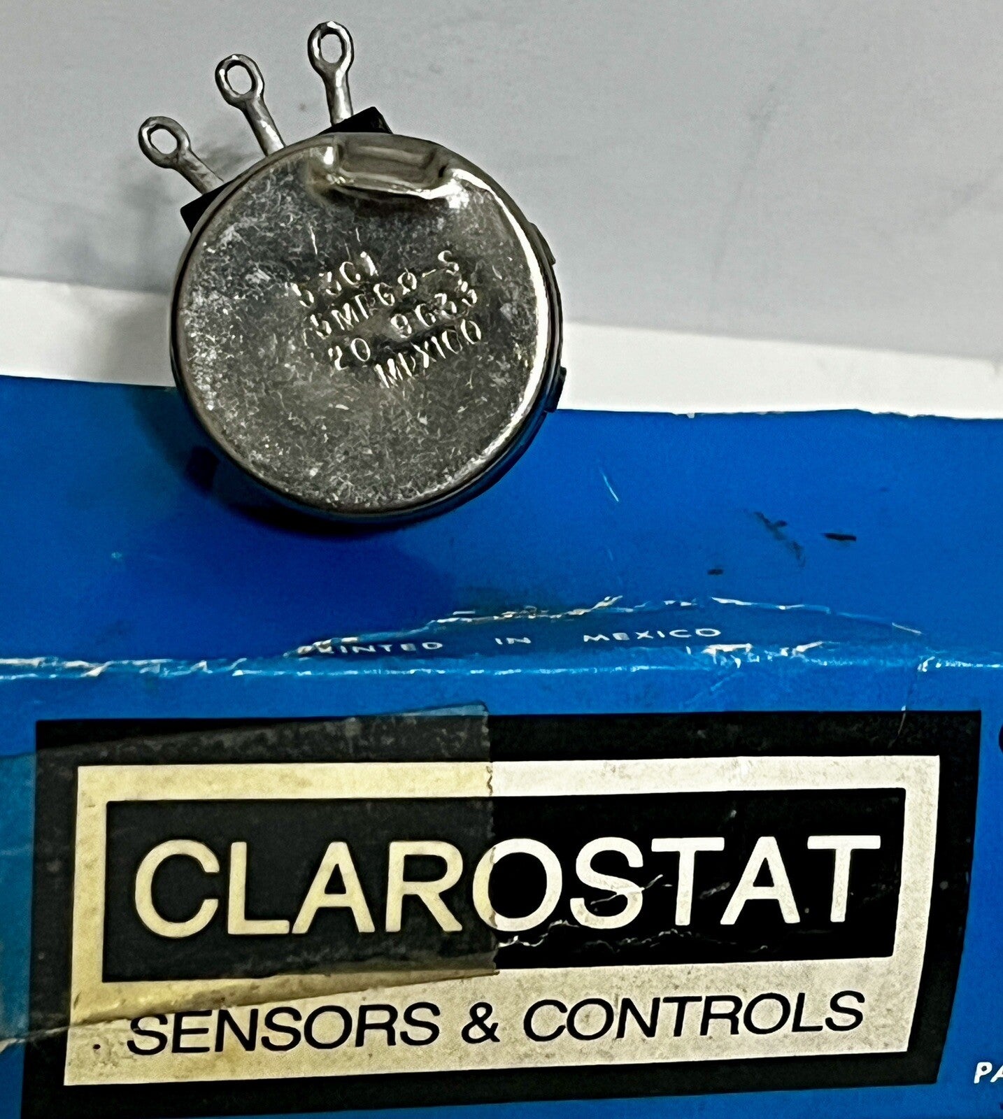 53C1 20 9633  5 MEG OHM CLAROSTAT POTENTIOMETER