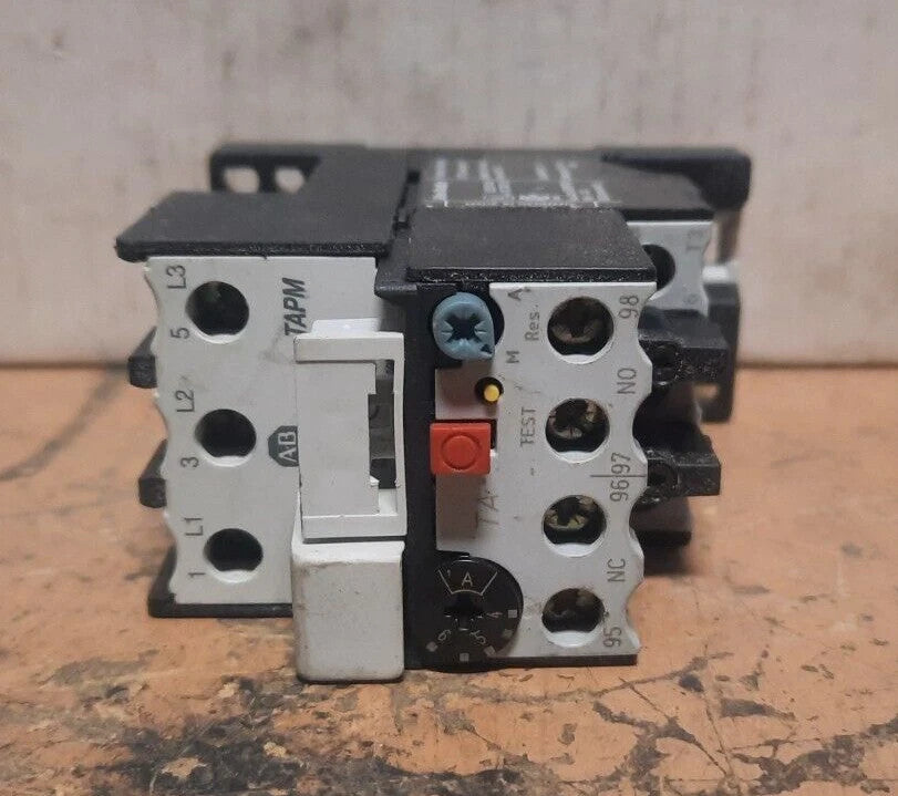 Qty 9 ALLEN BRADLEY  Cat# 193-TAB60 Ser. A  OVERLOAD RELAY (4-6A)
