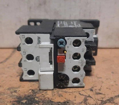 Qty 9 ALLEN BRADLEY  Cat# 193-TAB60 Ser. A  OVERLOAD RELAY (4-6A)