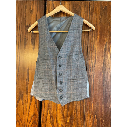 3 pc -100% Pure Wool Plaid Suit