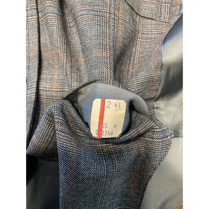 3 pc -100% Pure Wool Plaid Suit