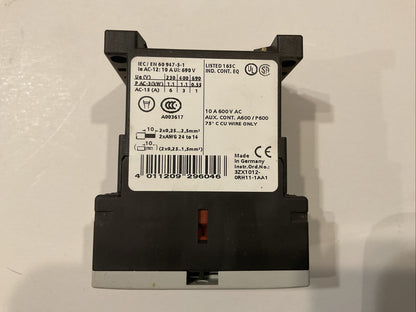 QTY 4 used Siemens 3RH1131-2AP00 Auxiliary Contactor 230v Coil