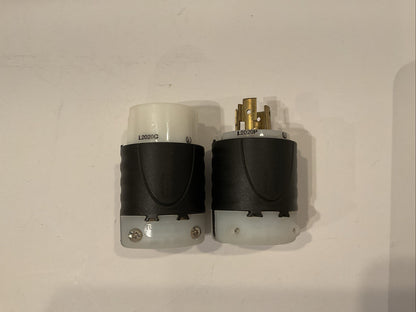 Pass&Seymour Legrand L2020C & L2020P 20Amp,  347/600V,  3Phase Locking Plug