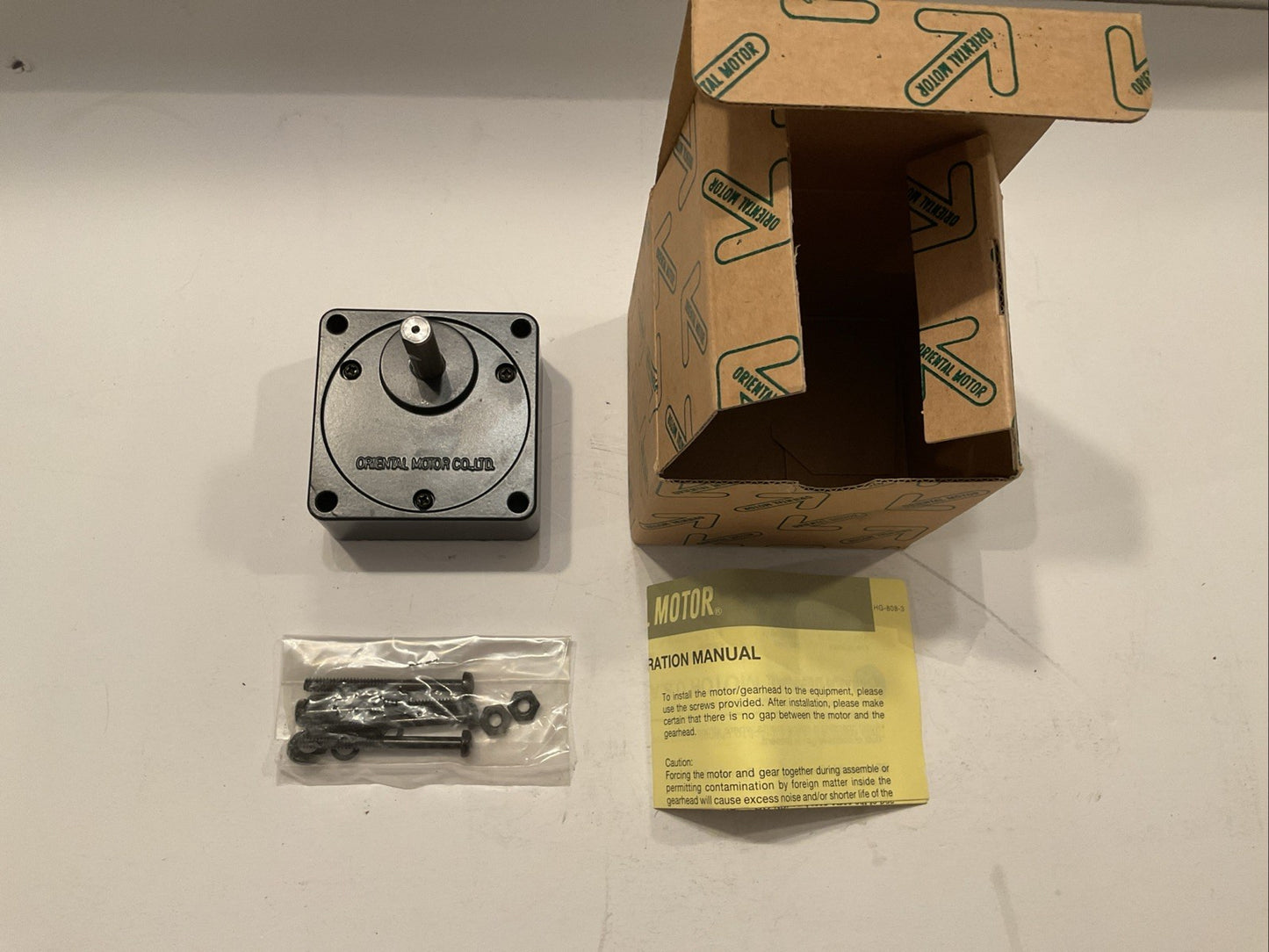 Qty-4 NEW Oriental Motor Gear Head Box Model 3GN  3GN15KA for AC Induction Motor
