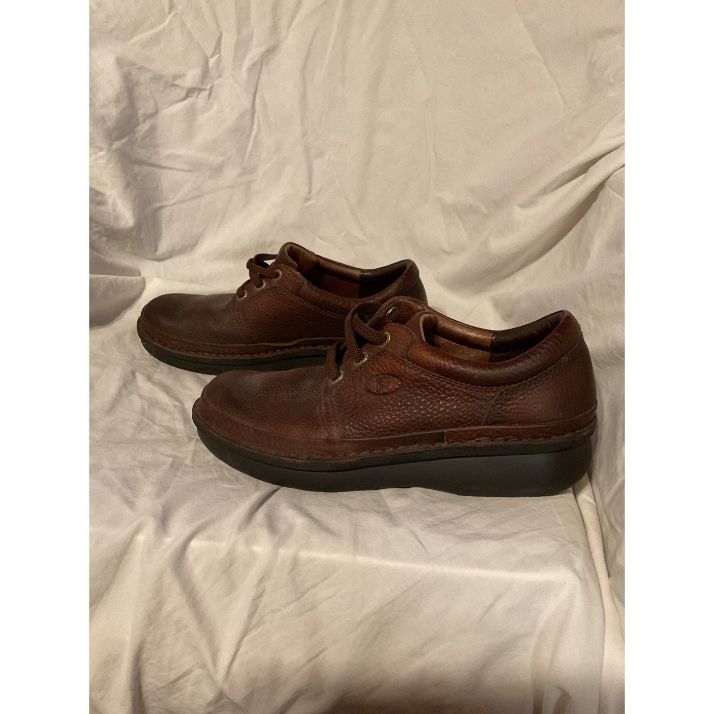 Propet Oxford Shoes Used Mens Brown Leather - Size 10.5